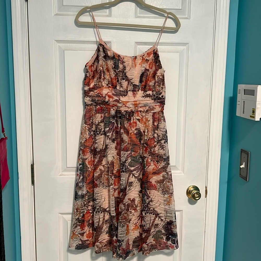 Maeve fit and flare midi dress